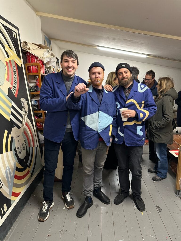 Giovanni Argan, Leonardo Crudi, Elia Novecento. Open Studio, 2023