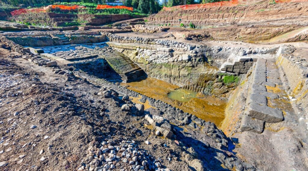 Gli scavi al Parco della Acacie, Pietralata (Roma)