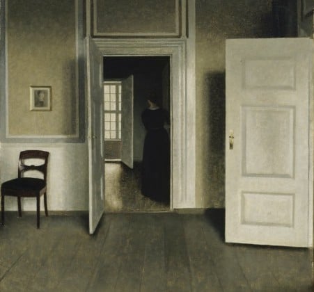Vilhelm Hammersh&oslash;i Interior from the Home of the Artist 1900 Oil on canvas, 65,5 &times; 54,5 cm Finnish National Gallery Collection / Ateneum Art Museum, R. F. von Willebrand Bequest  &copy; Finnish National Gallery / Hannu Aaltonen madrid
