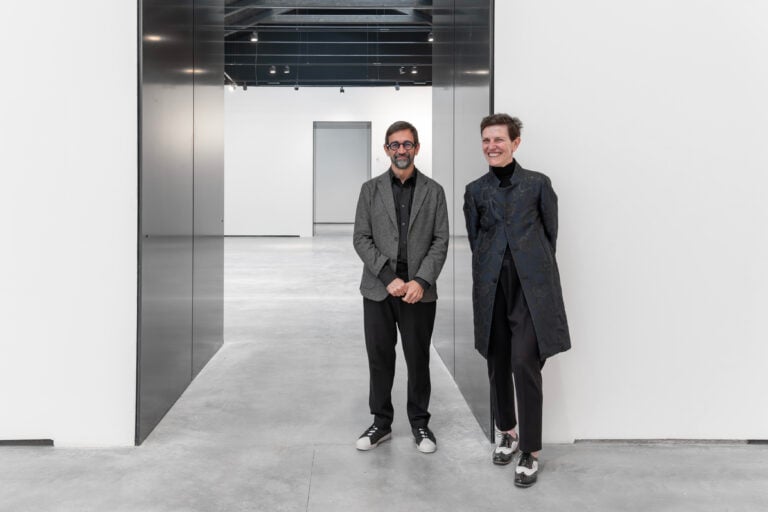 Maria Claudia Clemente e Francesco Isidori di Studio Labics. Photo Irene Fanizza