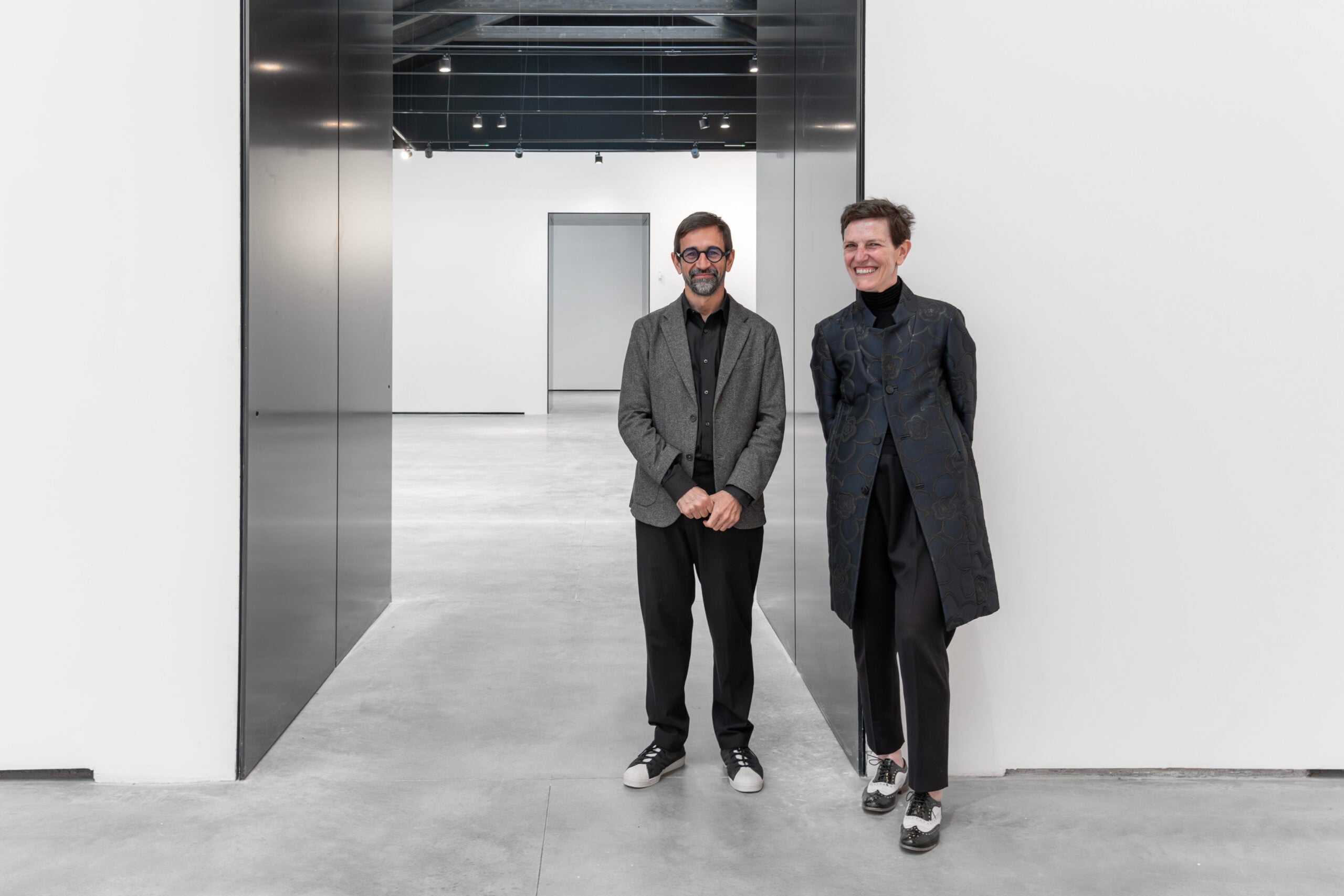 Maria Claudia Clemente e Francesco Isidori di Studio Labics. Photo Irene Fanizza