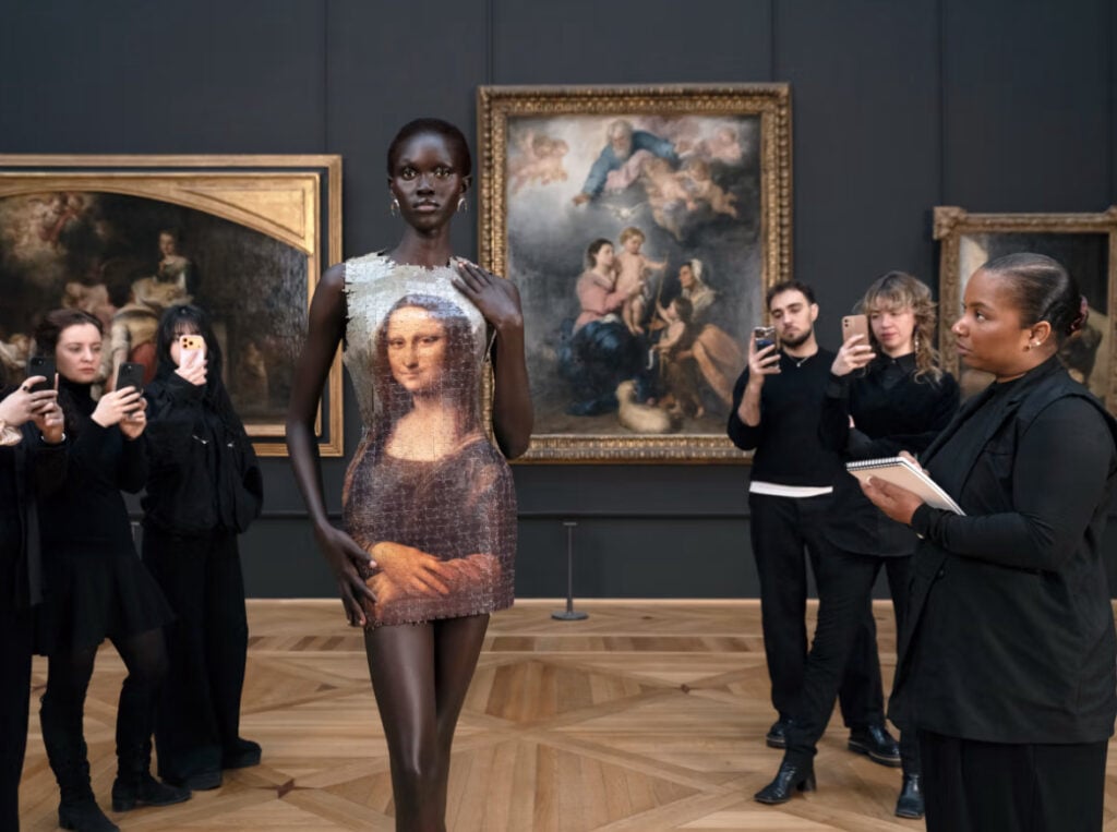 I capolavori del Louvre diventano abiti grazie alla stilista Marine Serre