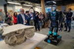 RoBee, il robot umanoide cognitivo protagonista di una simulazione dimostrativa nel Campus della Scuola di Restauro di Botticino