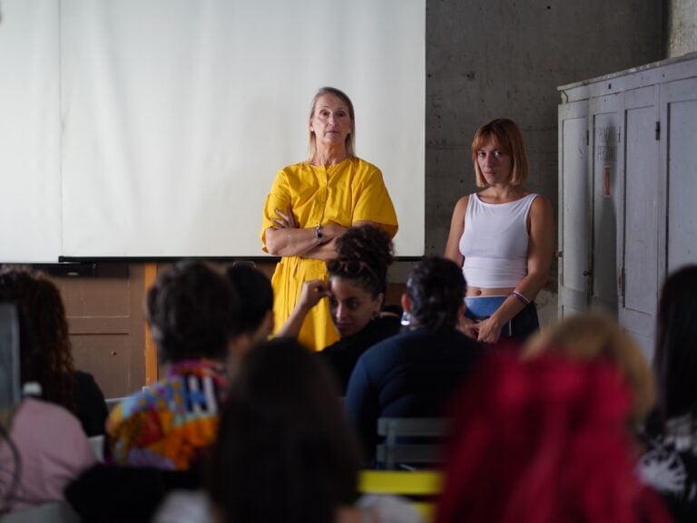 Incontro con l'artista Lucy Orta presso lo Studio Orta Les Moulins di Lucy+Jorge Orta (Francia) &copy; ABA Catania