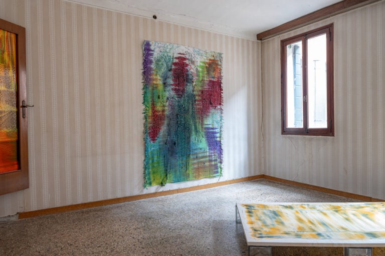 Kyle Meyer, Colombina Reloaded. Metamorfosi veneziana, installation view, Venezia, 2026. Courtesy The Art Society. Photo Massimiliano Tuveri