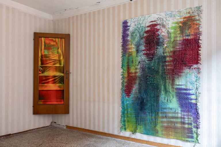 Kyle Meyer, Colombina Reloaded. Metamorfosi veneziana, installation view, Venezia, 2026. Courtesy The Art Society. Photo Massimiliano Tuveri