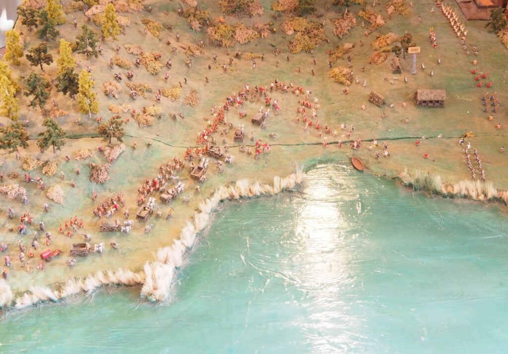 Museo di Annibale, il plastico della battaglia