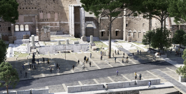 Sta prendendo forma la nuova Via dei Fori Imperiali di Roma. Una riprogettazione epocale