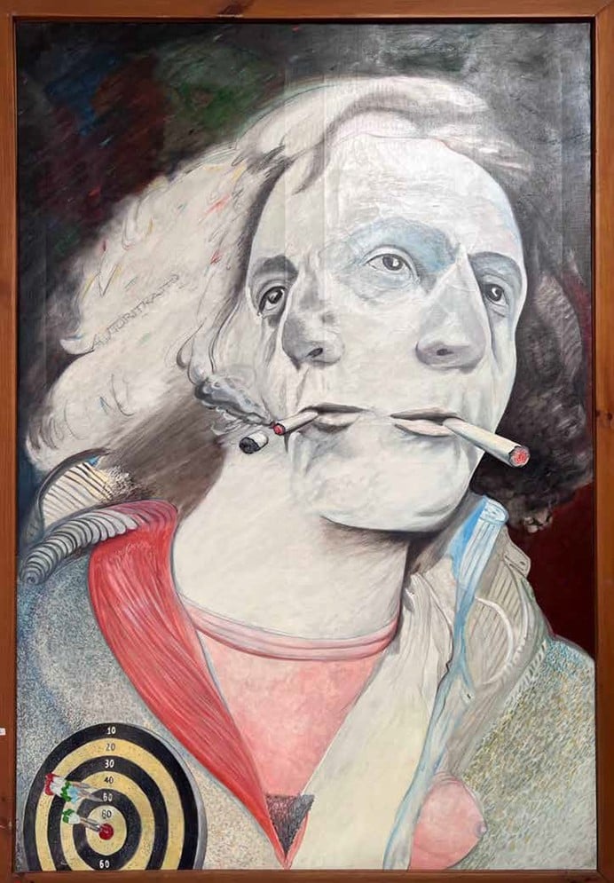 Silvio Pasotti, Autoritratto, 1979, cm. 151 x 103