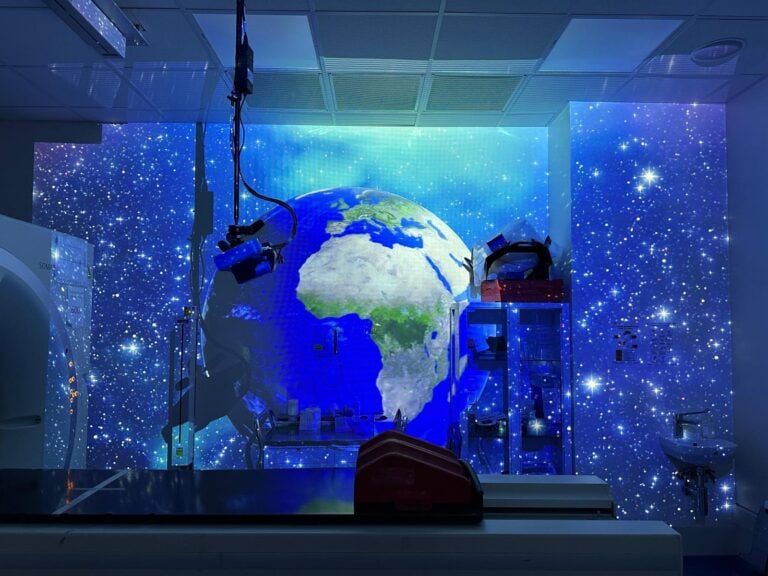 Sal Tac immersiva CNAO, Courtesy CNAO ospedale