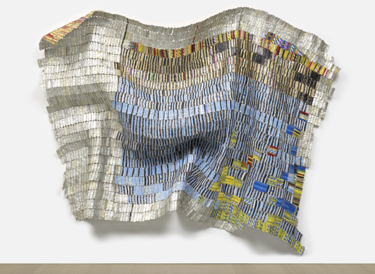 El Anatsui, Zebra Square, 2007. Courtesy Phillips (dettaglio)