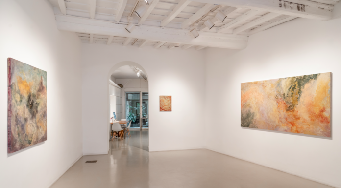 Sabrina Casadei, Giro di Vento, installation view, Francesca Antonini Arte Contemporanea, Roma. Ph: Filippo De Majo