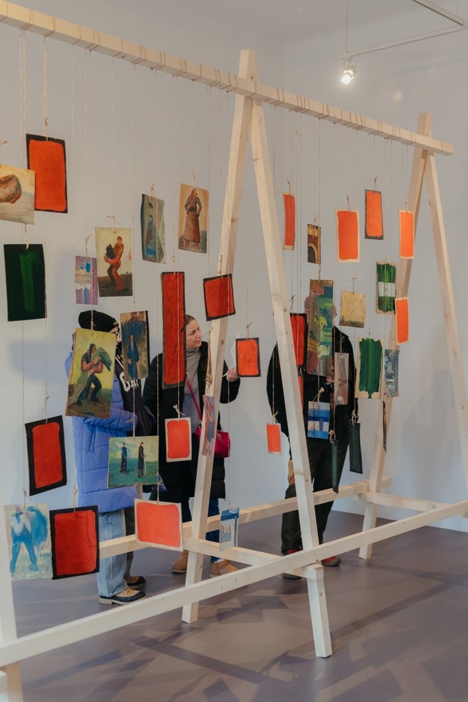 Stano Filko Colour and System, Front and Back, installation view. Archiv Trenč&iacute;n 2026