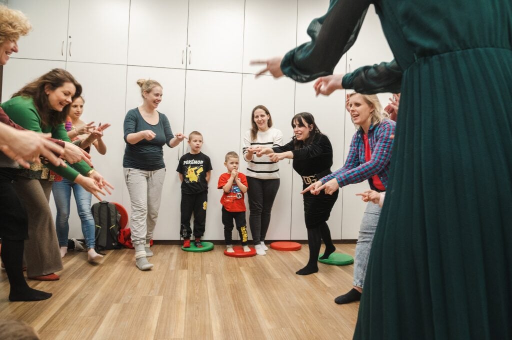 The Human Safety Net, Marinella Senatore, Workshop Varsavia. Photo Mazen Jannoun