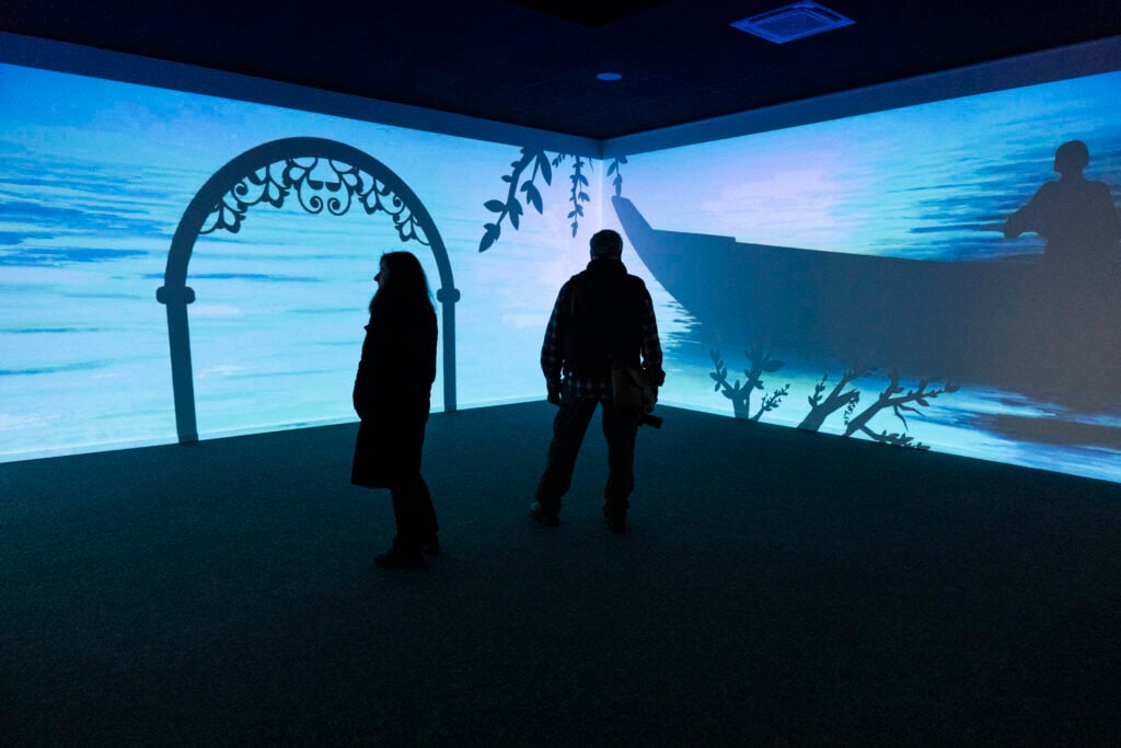 Una delle sale espositive del Museo della pesca. Photo Sara Mattaioli