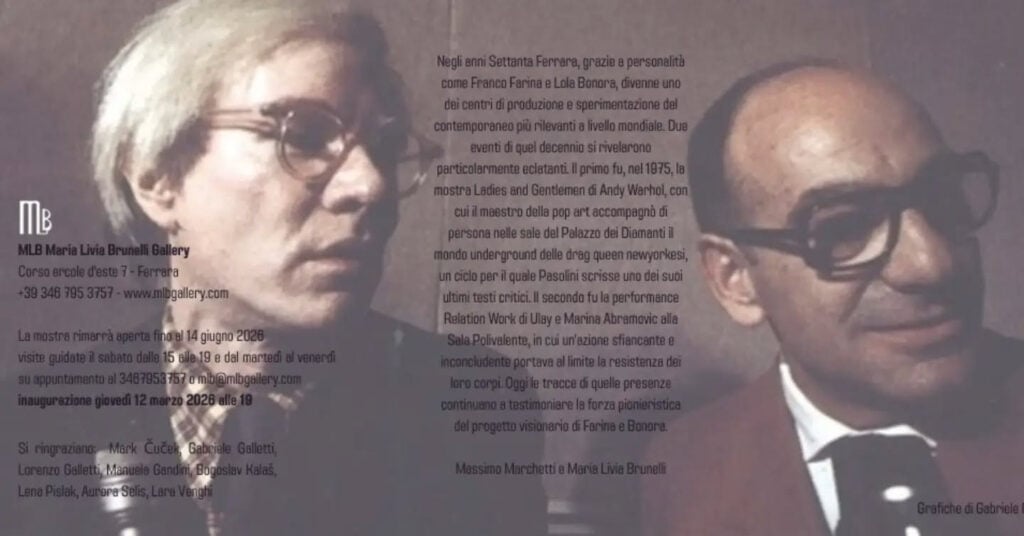 Omaggio agli Anni ’70 a Ferrara