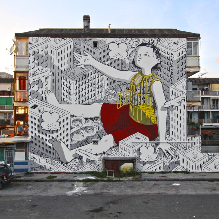 Un'opera di Millo a Napoli