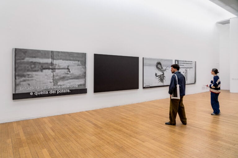 Marco Fusinato THE ONLY TRUE ANARCHY IS THAT OF POWER PAC Milano. Foto Nico Covre