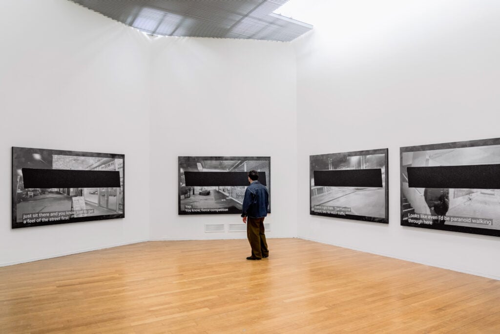 Marco Fusinato THE ONLY TRUE ANARCHY IS THAT OF POWER PAC Milano. Foto Nico Covre