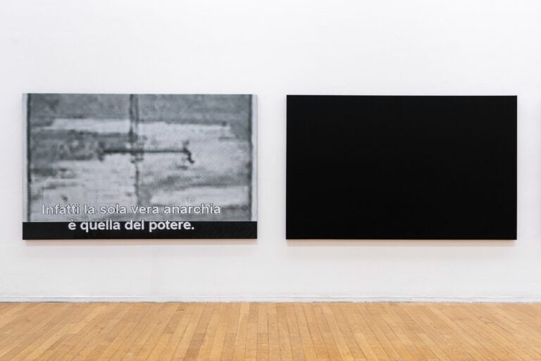 Marco Fusinato THE ONLY TRUE ANARCHY IS THAT OF POWER PAC Milano. Foto Nico Covre