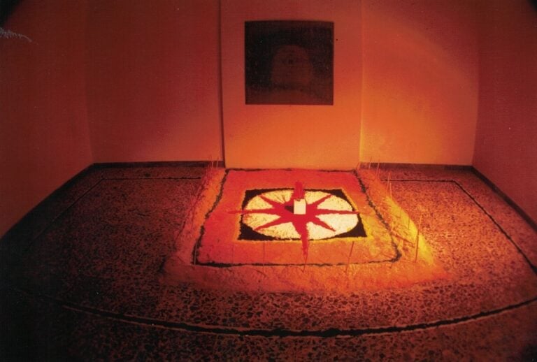 Personale di Mimmo Paladino in galleria, 1971