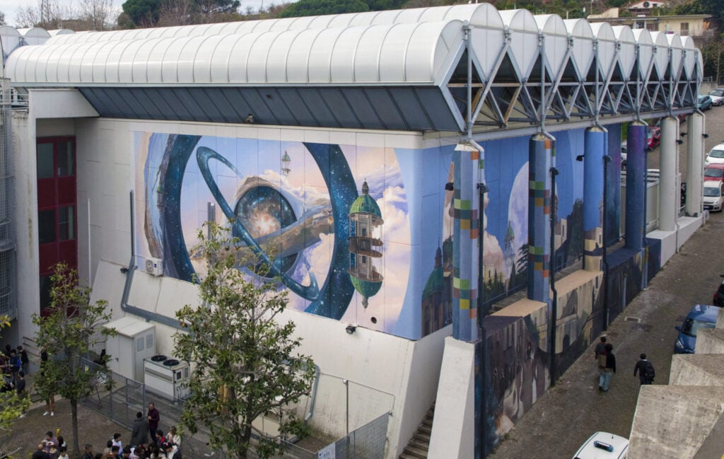 All’Università di Napoli arte e scienza dialogano attraverso opere di creatività urbana