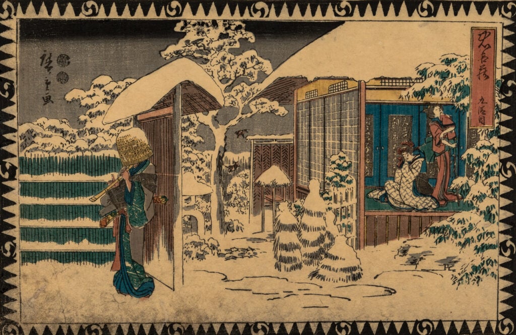Xilografia di Utagawa Hiroshige proveniente dalla Collezione Caudio Perino, Musec, Lugano