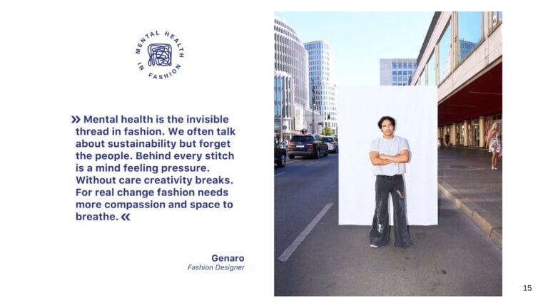 C&rsquo;&egrave; un problema di salute mentale nei lavoratori del mondo della moda e questo progetto ne parla
