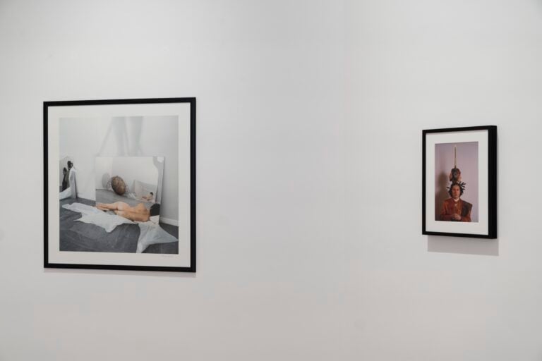 Installation view: Elisabetta Catalano. Cinema, Moda e Performance. Ph: Eduardo De Matteis. Courtesy Viasaterna e Archivio Elisabetta Catalano