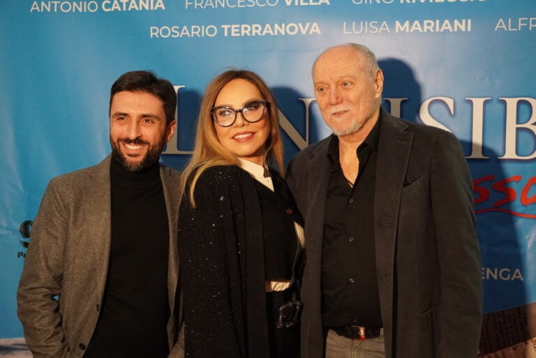 Il cast de "L'invisibile filo rosso". Ph: Anna D'Agostino