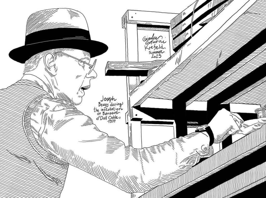 Dove viveva il grande artista Joseph Beuys? Il racconto a fumetti di Gianluca Costantini