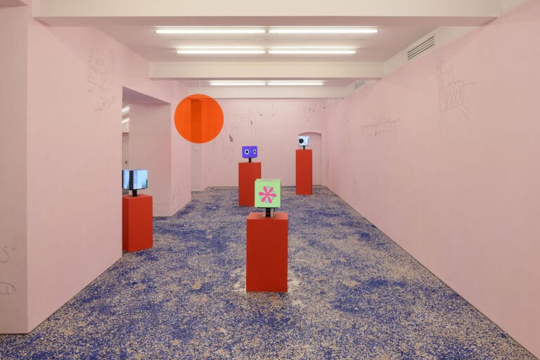 Anzi Parla video installation Eloise Fornieles