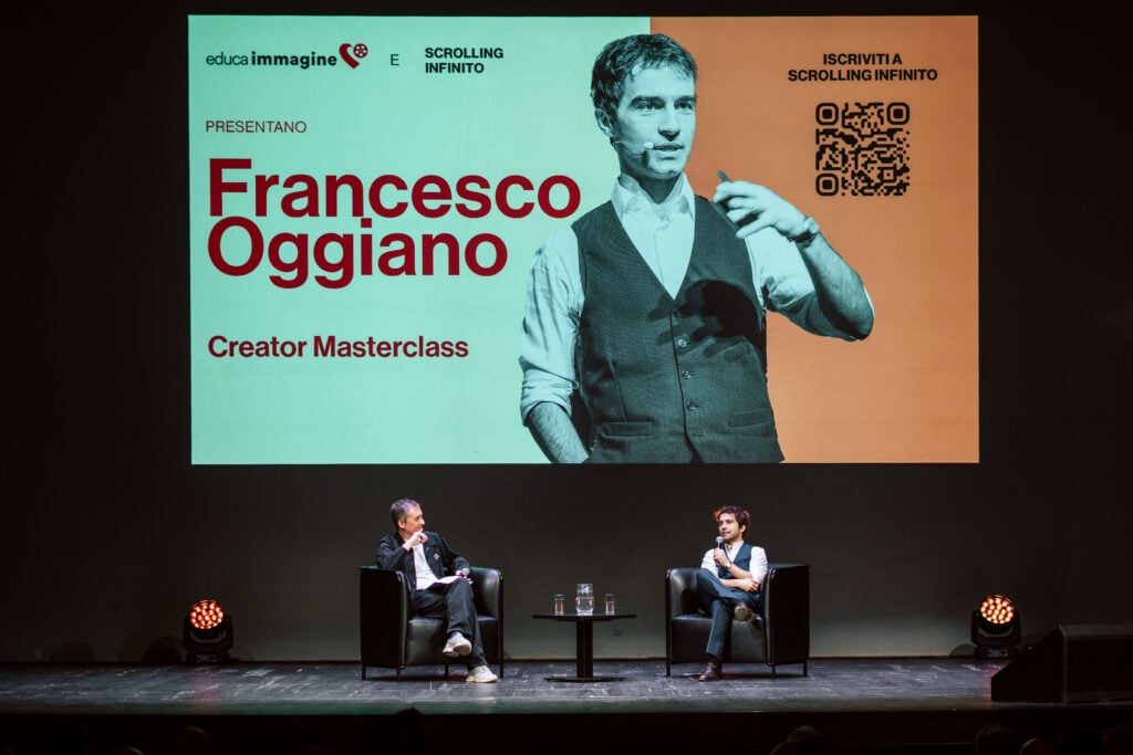 EducaImmagine 2026, Andrea Girolami, Francesco Oggiano, con Scrolling infinito, ph Emma Bonvecchio