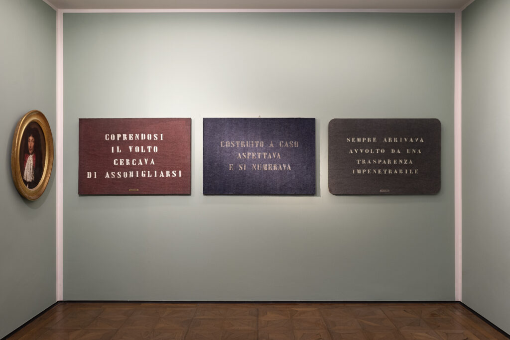 BKV Fine Art, Vincenzo Agnetti. Le regole del ritratto, Installation view . Ph. credits Maria Parmigiani