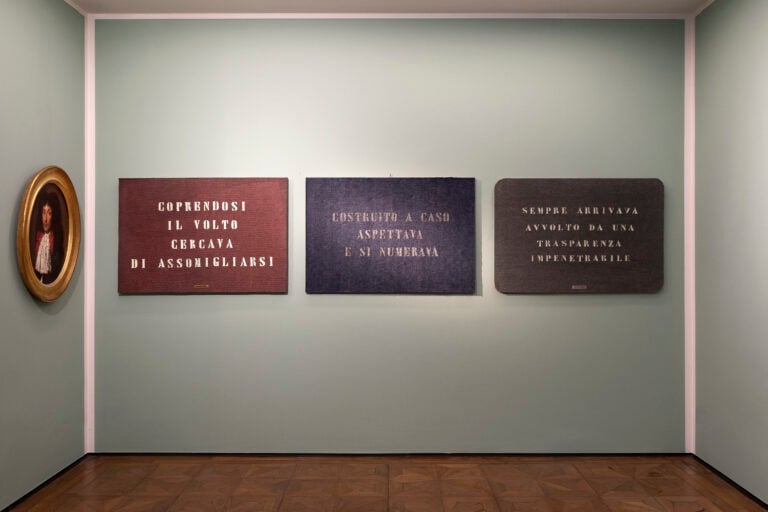 BKV Fine Art, Vincenzo Agnetti. Le regole del ritratto, Installation view . Ph. credits Maria Parmigiani