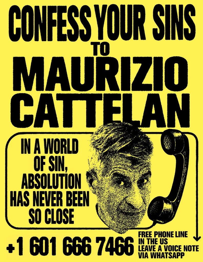 Ecco come sono finite le confessioni al telefono di&nbsp;Maurizio Cattelan