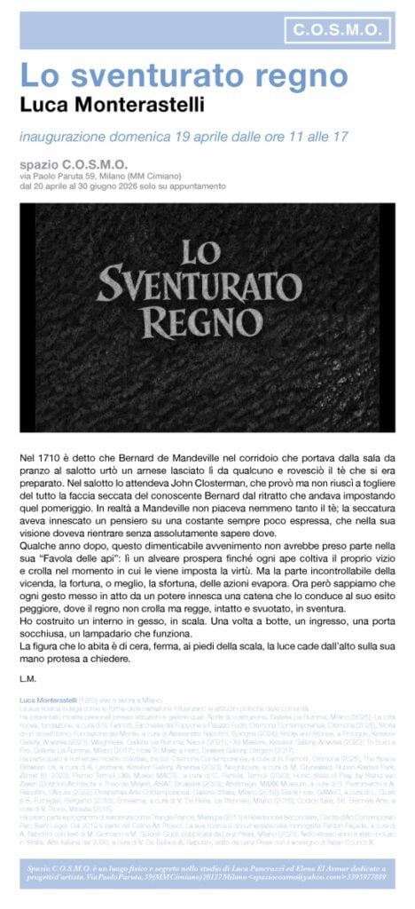 Luca Monterastelli – Lo sventurato regno