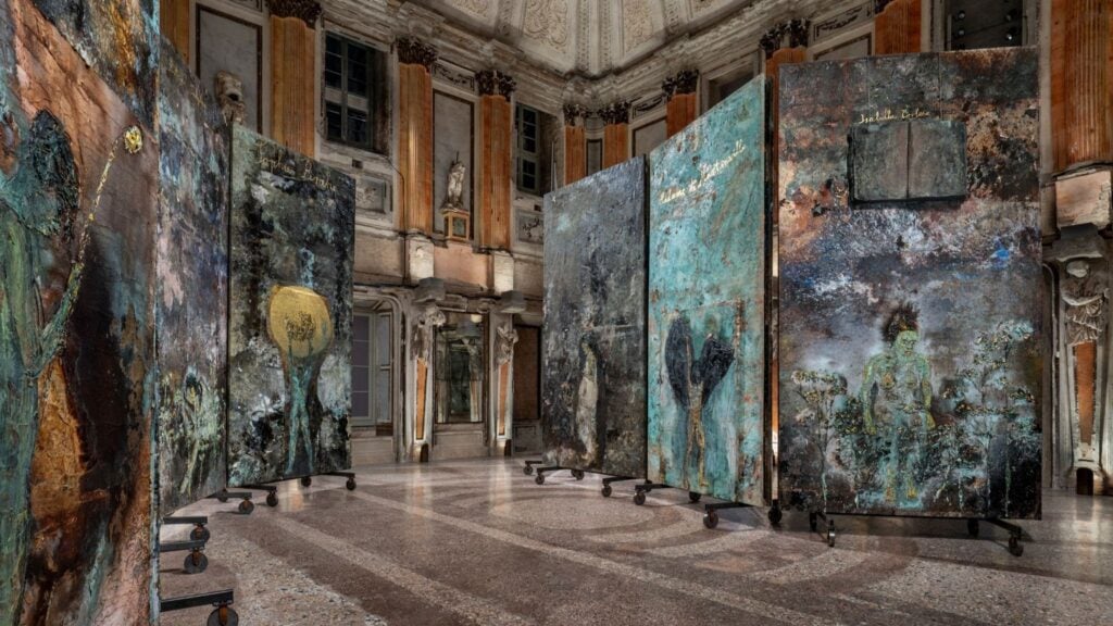 Exhibition view, Anselm Kiefer. Le Alchimiste, Palazzo Reale
