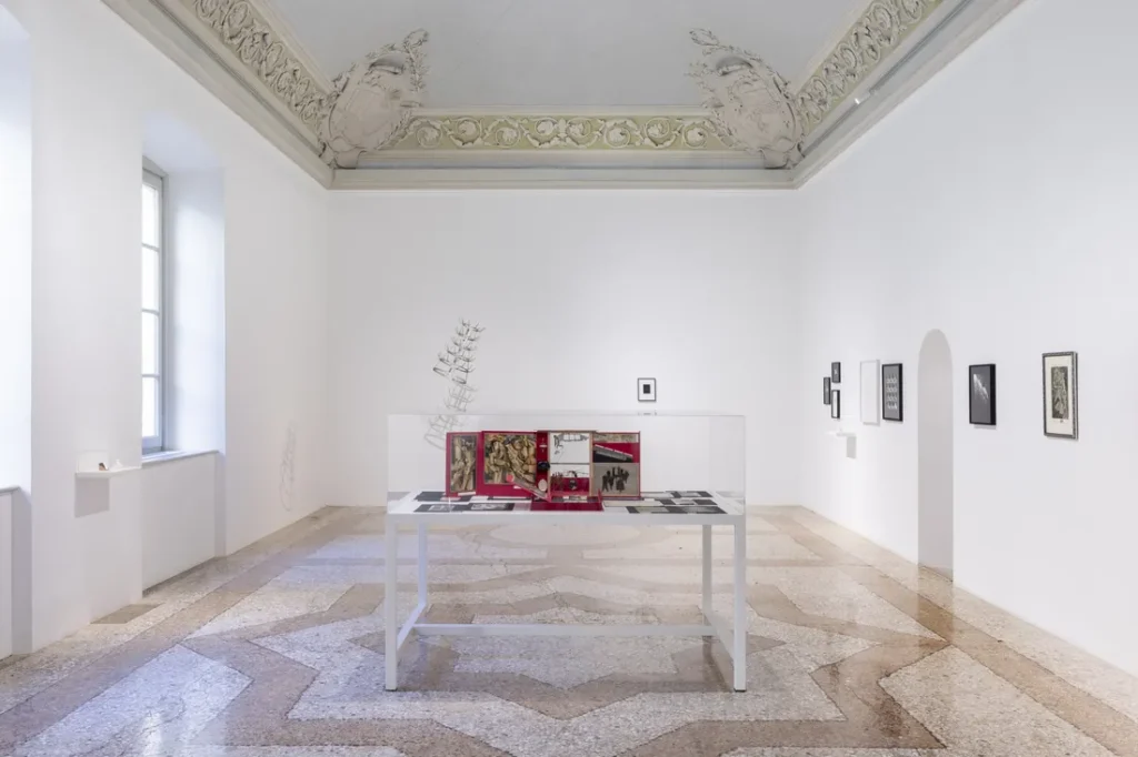 Exhibition view, Marcel Duchamp & Sturtevant. Dialogues are mostly fried snowballs, Thaddaeus Ropac