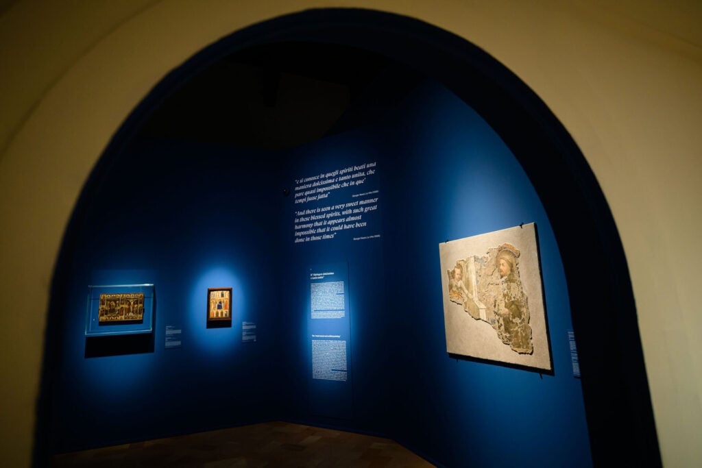 Giotto e San Francesco. Una rivoluzione nell'Umbria del Trecento, installation view at GNU, Perugia, 2026