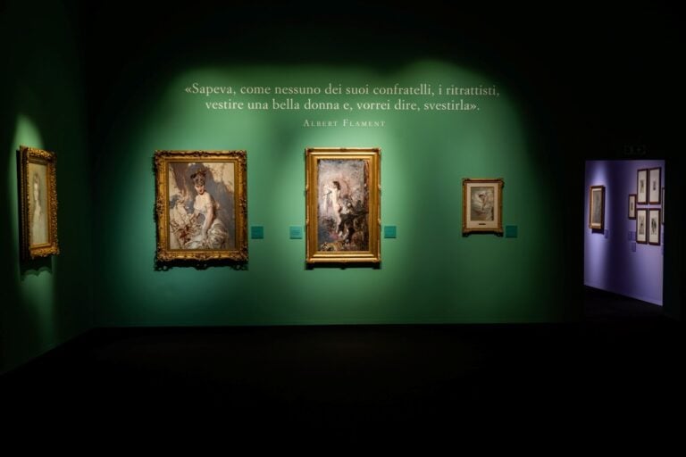 Giovanni Boldini. La seduzione della pittura, Lucca, Cavallerizza, 2025, installation view. Courtesy Contemplazioni