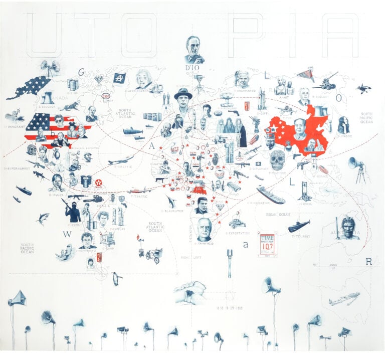 Giuseppe Stampone, E il cielo &egrave; sempre pi&ugrave; blu. Courtesy Kruso Art