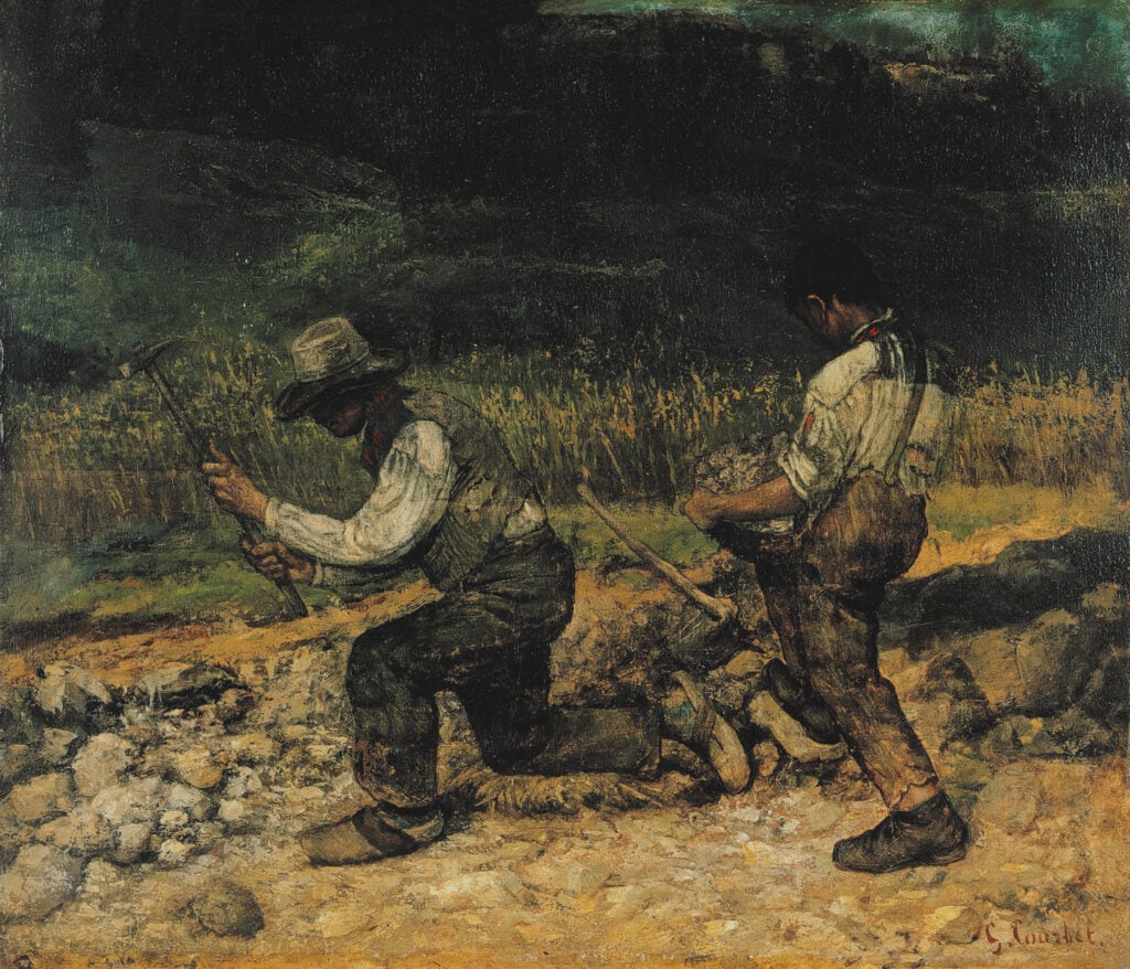 Gustave Courbet, Les Casseurs de pierres, 1849. &copy; Die Schweizerische Eidgenosschenschaft, Bundesamt f&uuml;r Kultur, Sammlung Oskar Reinhart "Am R&ouml;merholz", Winterthur