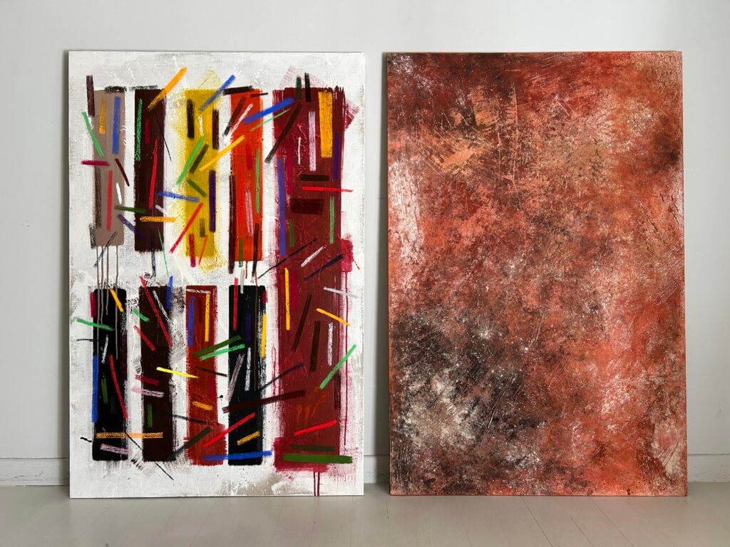 Sophie Taricone, Uluru's studio, 2025; Uluru, 2025