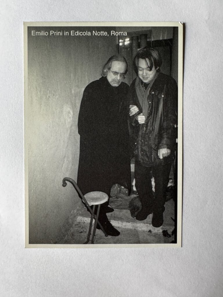 Emilio Prini e H.H. Lim, Edicola Notte, Roma