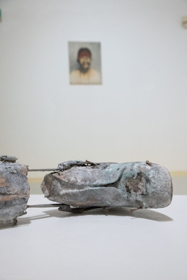 Installation view opere di Carla Giaccio Darias, Mostra &ldquo;Corpi invisibili, fuori controllo&rdquo;, Galleria Vero Stoppioni, ph.Roberto Nanni