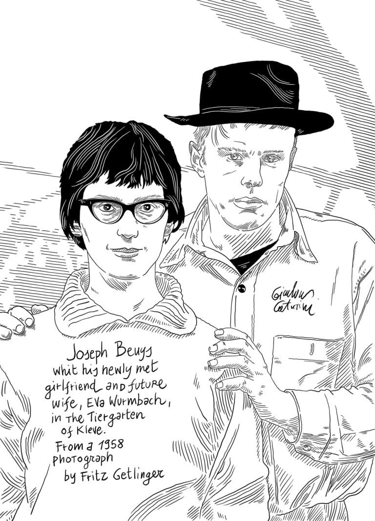 Dove viveva il grande artista Joseph Beuys? Il racconto a fumetti di Gianluca Costantini