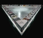 Judy Chicago, The Dinner Party, 1974&ndash;79. Ceramic, porcelain, textile, 576 &times; 576 in. (1463 &times; 1463 cm), Brooklyn Museum, Gift of the Elizabeth A. Sackler Foundation, 2002. &copy; Chicago Woodman LLC, Judy Chicago/Artists Rights Society (ARS), New York Photo &copy; Chicago Woodman LLC, Donald Woodman/Artists Rights Society (ARS), New York