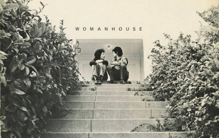 Womanhouse catalog cover, 1972. Fresno Feminist Art Program Cal State, Fresno, 1970-71. Photo Courtesy of Though the Flower Archives