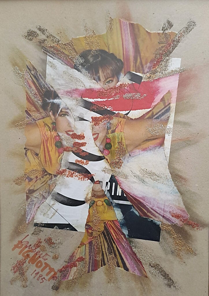 Lamberto Pignotti, Decomposizione splendente - Quadriennale 1986. Courtesy of the Artist e Bianco Contemporaneo